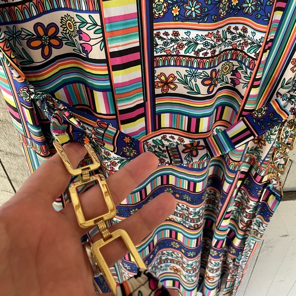 Nina Leonard Floral Print Dress size M - Picture 5 of 8